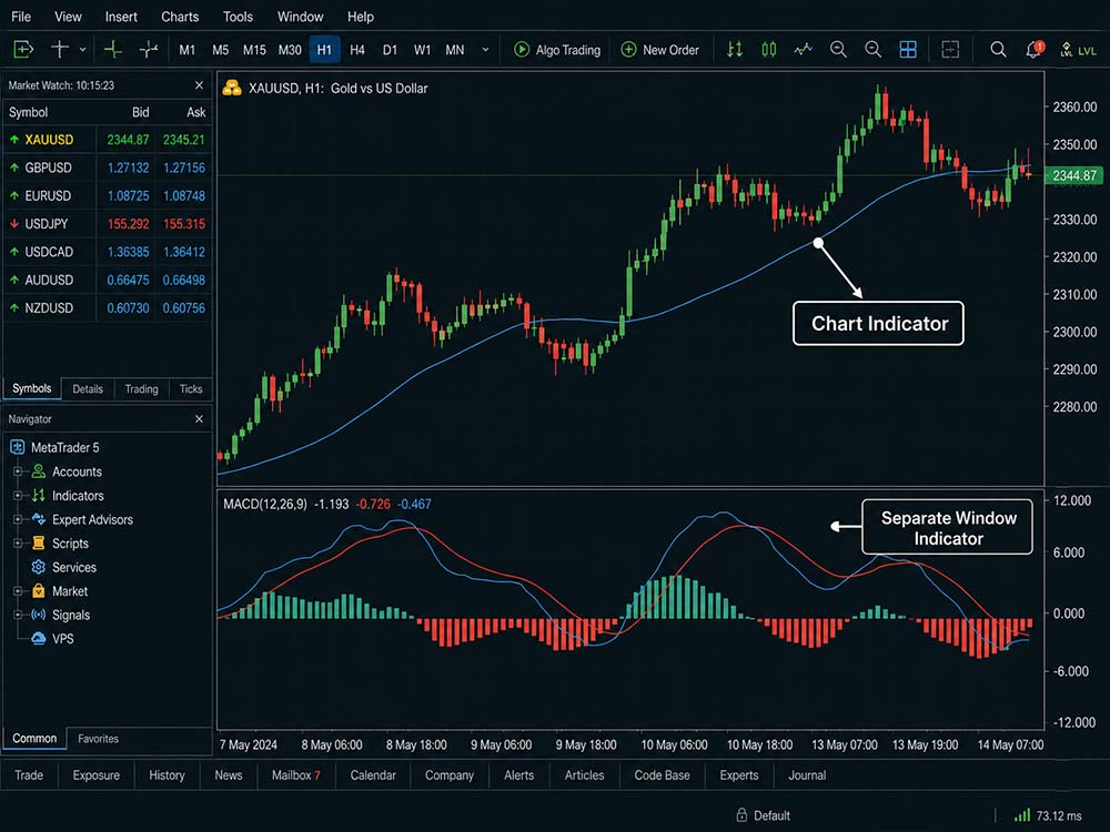What Are Indicators on MT5